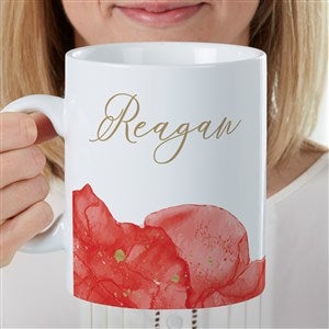 Birthstone Color Personalized 30oz. Oversized Coffee Mug