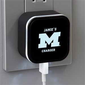 NCAA Michigan Wolverines Personalized LED Triple Port USB