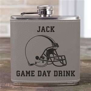 NFL Cleveland Browns Leatherette Personalized Flask