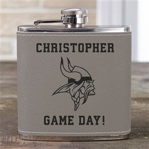NFL Minnesota Vikings Leatherette Personalized Flask