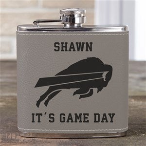 NFL Buffalo Bills Leatherette Personalized Flask