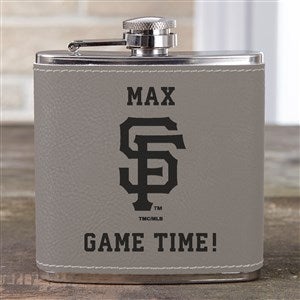 MLB San Francisco Giants Leatherette Personalized Flask