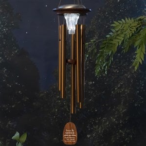 Forever My?Memorial Personalized Solar Wind Chime