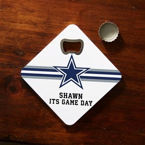 NFL Dallas Cowboys Personalized Bottle Opener Coaster