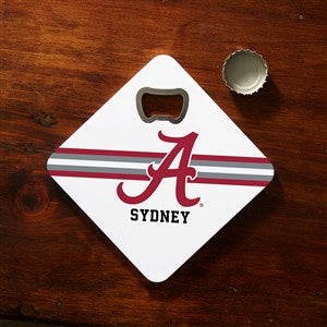 NCAA Alabama Crimson Tide Personalized Bottle Opener Coaster