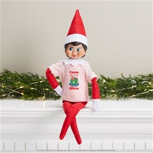 The Elf on the Shelf Cocoa Personalized Clause Couture Pink Elf Shirt