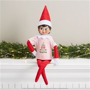 The Elf on the Shelf Loves Personalized Clause Couture Pink Elf Shirt