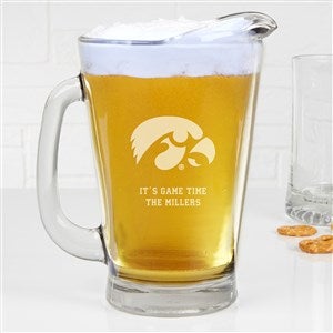 NCAA Iowa Hawkeyes Personalized Beer Pitcher