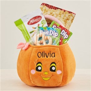 Pumpkin Pals Embroidered Plush Halloween & Treat Gift Set - 39505