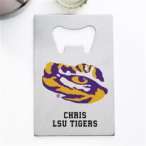 NCAA LSU Tigers Personalized Credit Card Size Bottle Opener