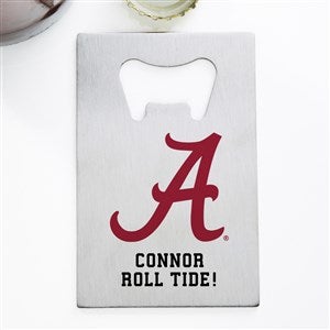 NCAA Alabama Crimson Tide Personalized Credit Card Size Bottle Opener