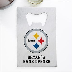 NFL Pittsburgh Steelers Personalized Credit Card Size Bottle Opener
