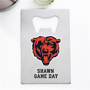 NFL Chicago Bears Personalized Credit Card Size Bottle Opener