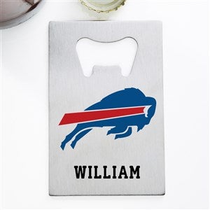 NFL Buffalo Bills Personalized Credit Card Size Bottle Opener