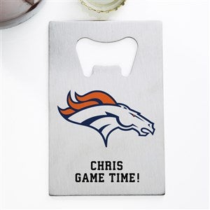 NFL Denver Broncos Personalized Credit Card Size Bottle Opener