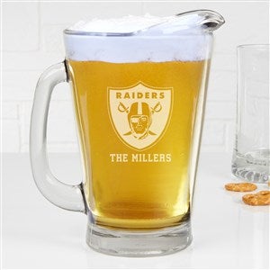 NFL Las Vegas Raiders Personalized Beer Pitcher