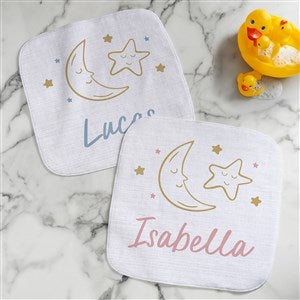 Baby Celestial Personalized Washcloth