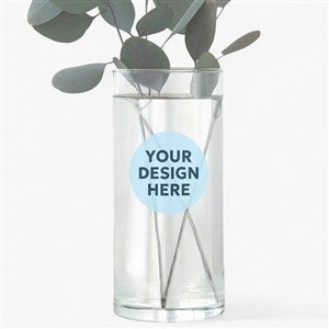 Personalized Logo 7.5" Cylinder Vase  - 39722