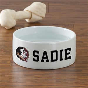 NCAA Florida State Seminoles Personalized Dog Bowl- Small