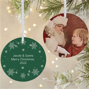 Cartoon Yourself Personalized Photo Ornament- 3.75 Matte - 2 Sided