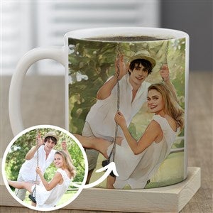 Cartoon Yourself Personalized Photo Coffee Mug 11 oz.- White