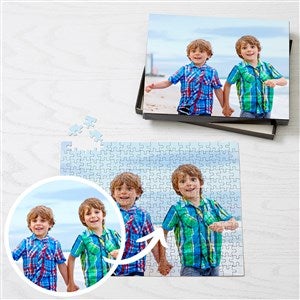 Cartoon Yourself Personalized 252 Pc Photo Puzzle - Horizontal