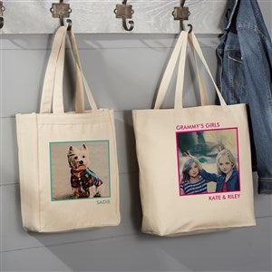Cartoon Yourself Personalized Photo Canvas Tote Bags  - 39890