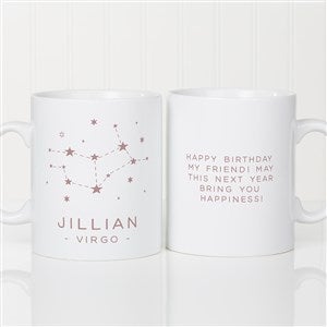 Zodiac Constellations Personalized 30oz. Oversized Coffee Mug