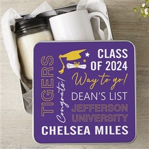 Classic Graduation Personalized Metal Tin