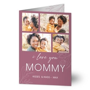 Her Memories Photo Collage Personalized Greeting Card