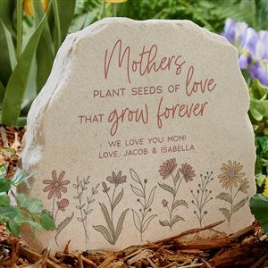 Love Blooms Here Personalized Standing Garden Stone  - 40027