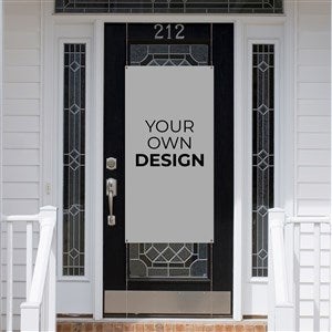 Design Your Own Personalized Door Banner- Grey