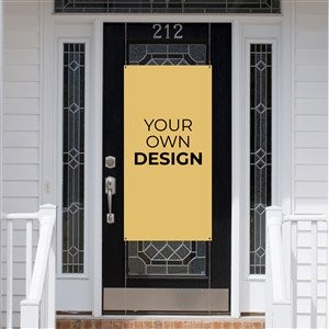 Design Your Own Personalized Door Banner- Tan