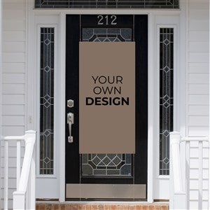 Design Your Own Personalized Door Banner- Brown