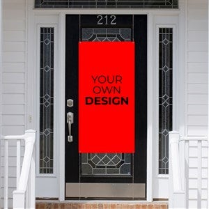 Design Your Own Personalized Door Banner- Red