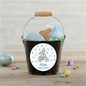 Easter philoSophie's® Personalized Mini Treat Bucket-Black