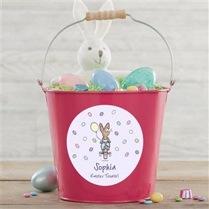 Easter philoSophie's® Personalized Large Treat Bucket-Pink