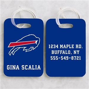 NFL Buffalo Bills Personalized Luggage Tag 2 Pc Set