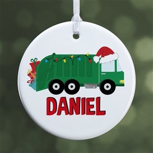 Construction & Monster Truck Personalized Ornament- 2.85 Glossy - 1 Sided