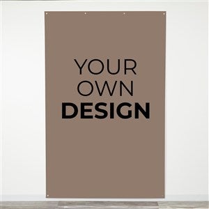 Design Your Own Personalized Photo Backdrop- Brown