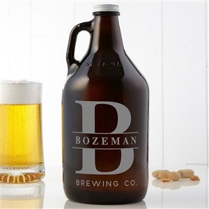 Lavish Last Name Personalized Brewing Co. 64oz. Beer Growler