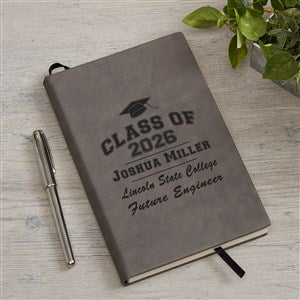 Graduate Level Journal The Graduate Personalized Writing Journal - Grey
