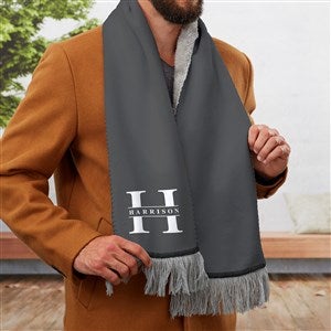Lavish Last Name Personalized Sherpa Scarf