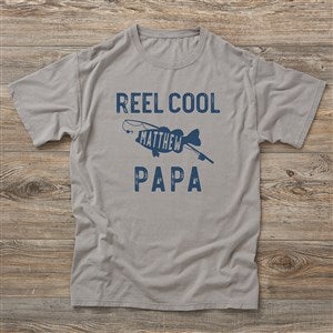 Personalized Hanes® Adult ComfortWash? T-Shirt - Reel Cool Dad