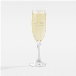 Corporate Logo Personalized Champagne Glass - Stemmed  - 40653