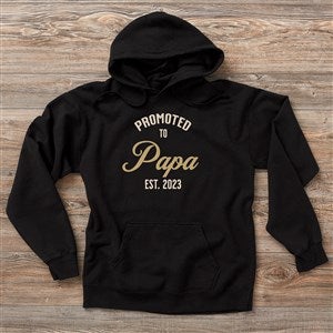 Promoted To Dad Personalized Hanes® Adult ComfortWash? Hoodie