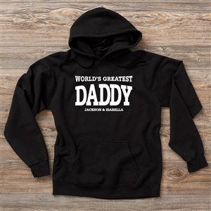 World's Greatest Dad Personalized Hanes� Adult ComfortWash? Hoodie