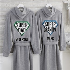 Super Dad Personalized Sweatshirt Robe - 40786