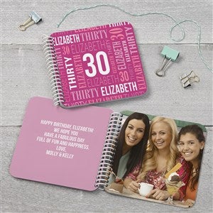Repeating Birthday Personalized Mini Photo Book