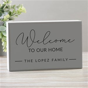 Entryway Collection Personalized Rectangle Shelf Block